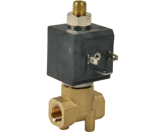 Solenoid pilot valve 3/2 EBB 61/EBB 62 decompression outlet